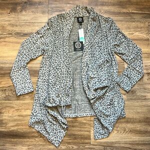 NWT - Bobeau - Wallace Brushed Cardigan - Grey - Sz Medium